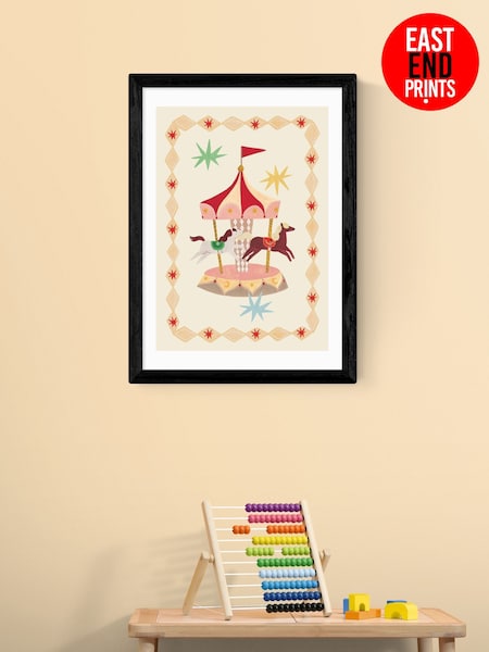 East End Prints The Magic Carousel Wall Art Print By Kid Of The Village