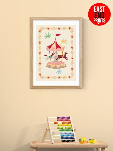 East End Prints The Magic Carousel Wall Art Print By Kid Of The Village