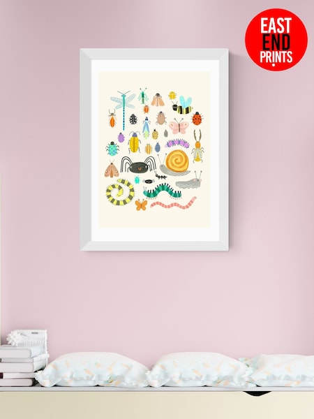 East End Prints Bugs Wall Art Print By Darcie Olley
