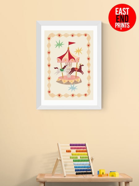 East End Prints The Magic Carousel Wall Art Print By Kid Of The Village