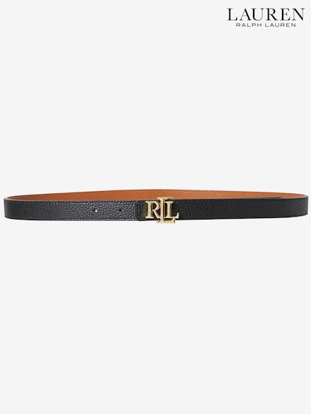 Negro - Lauren Ralph Lauren® Reversible Monogram Belt (647128) | 98 €