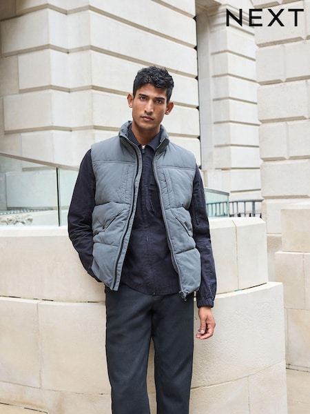 Slate Grey Utility Pocket Gilet (647361) | €30