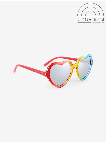 Little Bird by Jools Oliver Multi Ombré Rainbow Heart Sunglasses (647956) | €11