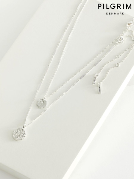 PILGRIM Silver Tone Haven Necklace (649998) | €54