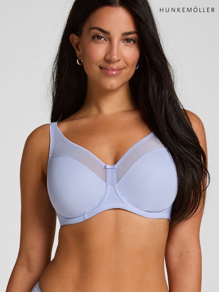 סגול - Hunkemoller Nina Non-padded Underwired Minimizer Bra