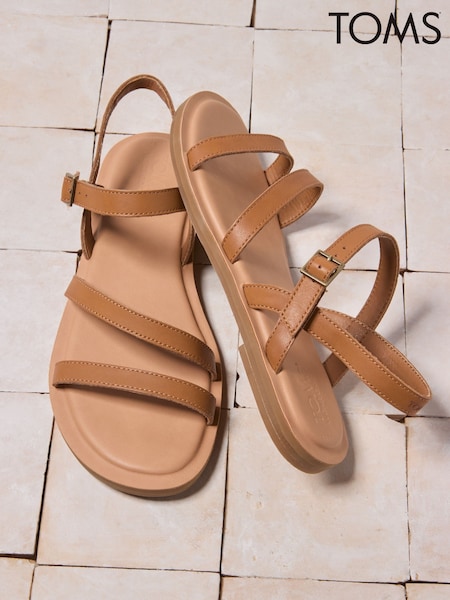 TOMS Kira Leather Sandals (650144) | R$ 590