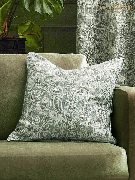Wylder Tropics Sage Bengal Chenille Cushion (650350) | €40