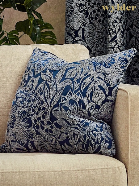 Wylder Midnight Bali Botanical Jacquard Cushion (650397) | € 44