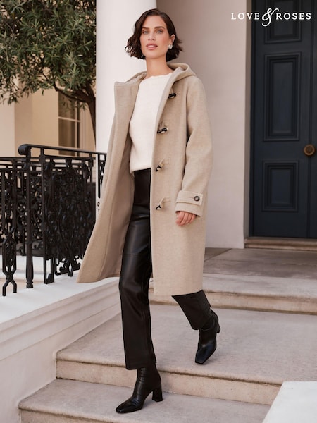 Love & Roses Hooded Duffle Coat (650688) | 371 LEI