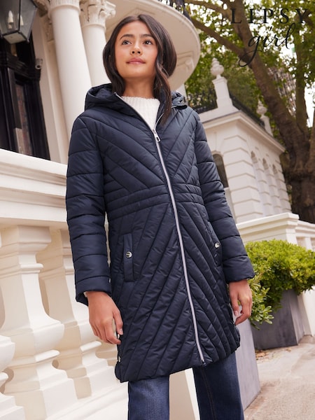 Lipsy Shower Resistant Midweight Longline Padded Coat (3-16yrs) (650806) | 58 € - 69 €