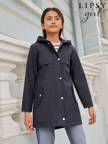 Lipsy Shower Resistant Lightweight Rubberised Rain Coat (3yrs-16yrs) (650809) | ‏131 ر.س.‏ - ‏158 ر.س.‏