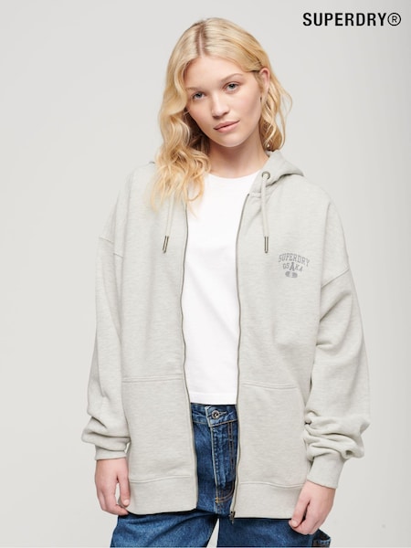 Gri - Hanorac esențial Larg Superdry Athletic (650893) | 312 LEI