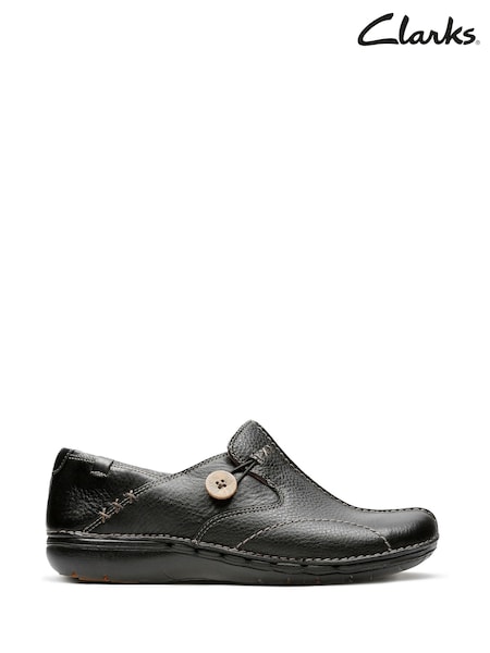 Clarks Black Un Loop Shoes (650948) | €107