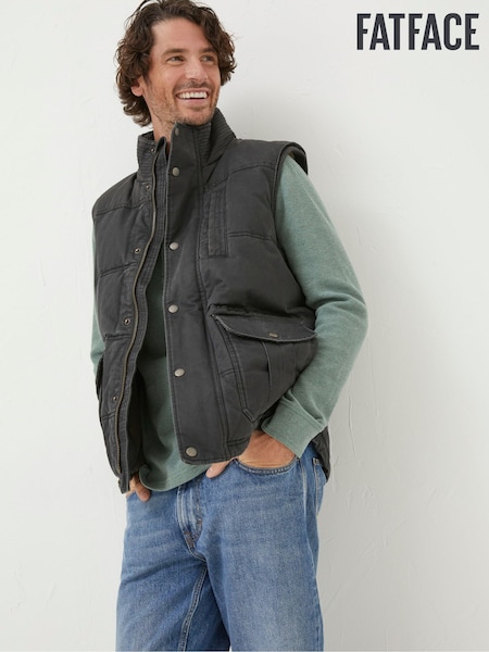 FatFace Grey Paignton Gilet (651259) | €56