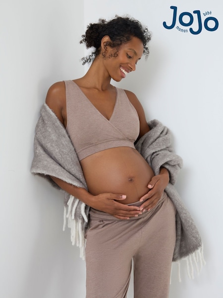 Neutralna boja Brown - Jojo Maman Bébé 2-pack Maternity & Nursing Sleep Bras