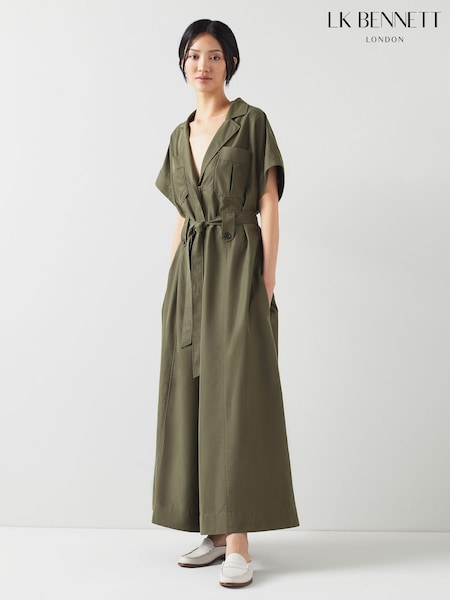 LK Bennett Modal-Tencel Blend Wide Leg Jumpsuit (651370) | €99