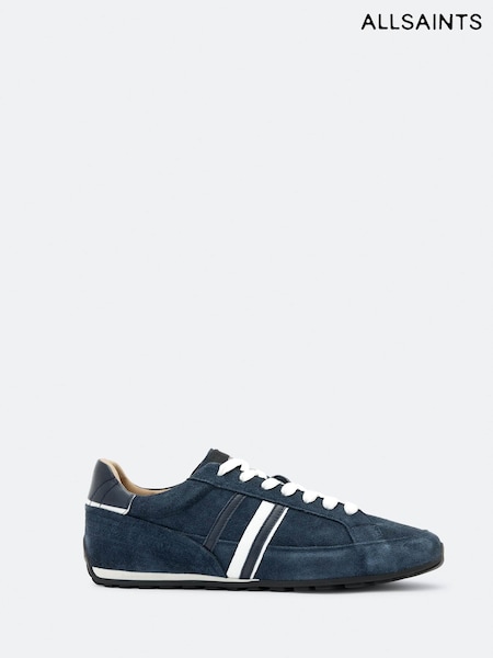 Синий - Allsaints Liam Lace Up Trainers