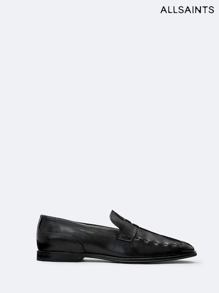 Svart - Regular Allsaints Jules Stitch Loafer