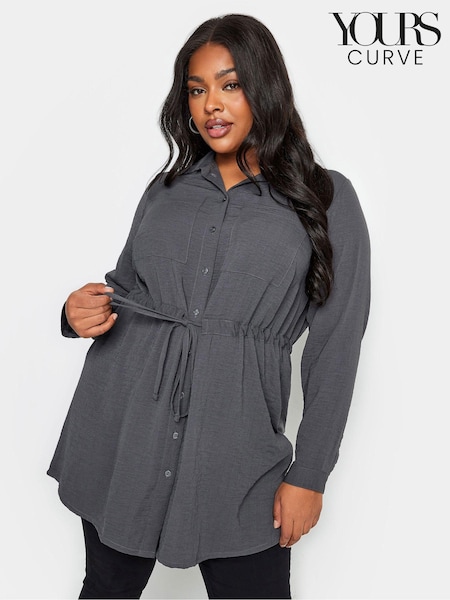 Yours Curve Grey Utility Tunic (651977) | AZN 78