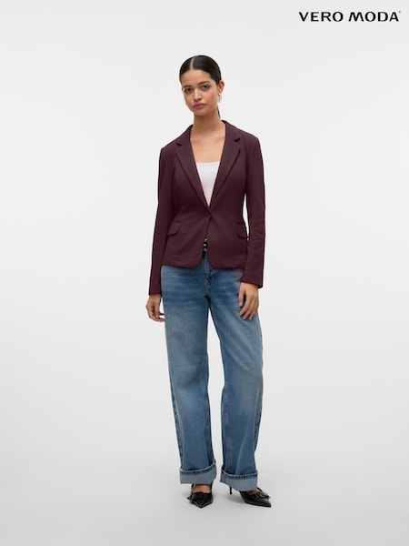 Red - Vero Moda Fitted Blazer