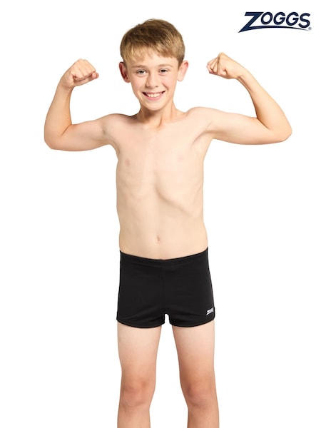 Black - Zoggs Cottesloe Hip Racer Swimsuit