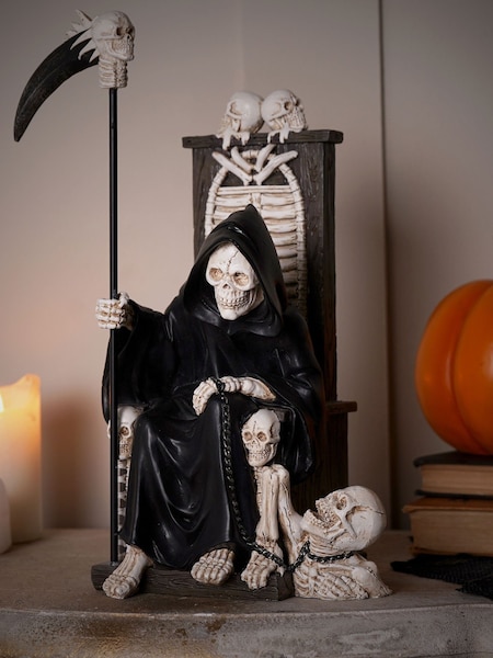 The Seasonal Gift Co Grim Reaper Figurine Ornament