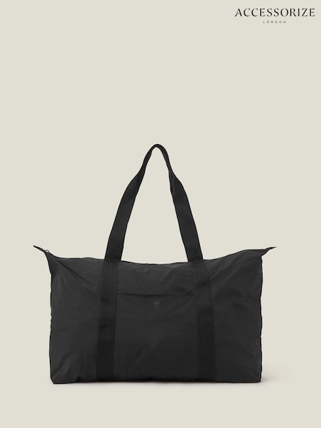 Accessorize Black Packable Travel Weekender Bag (653040) | €32