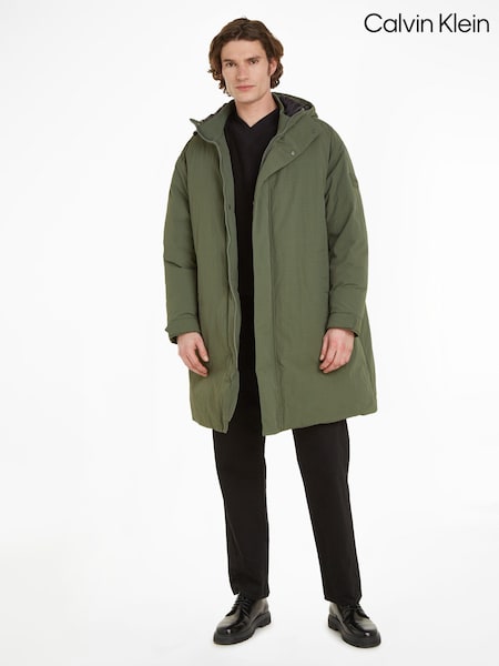 Calvin Klein Green Down Parka Jacket (653211) | €198