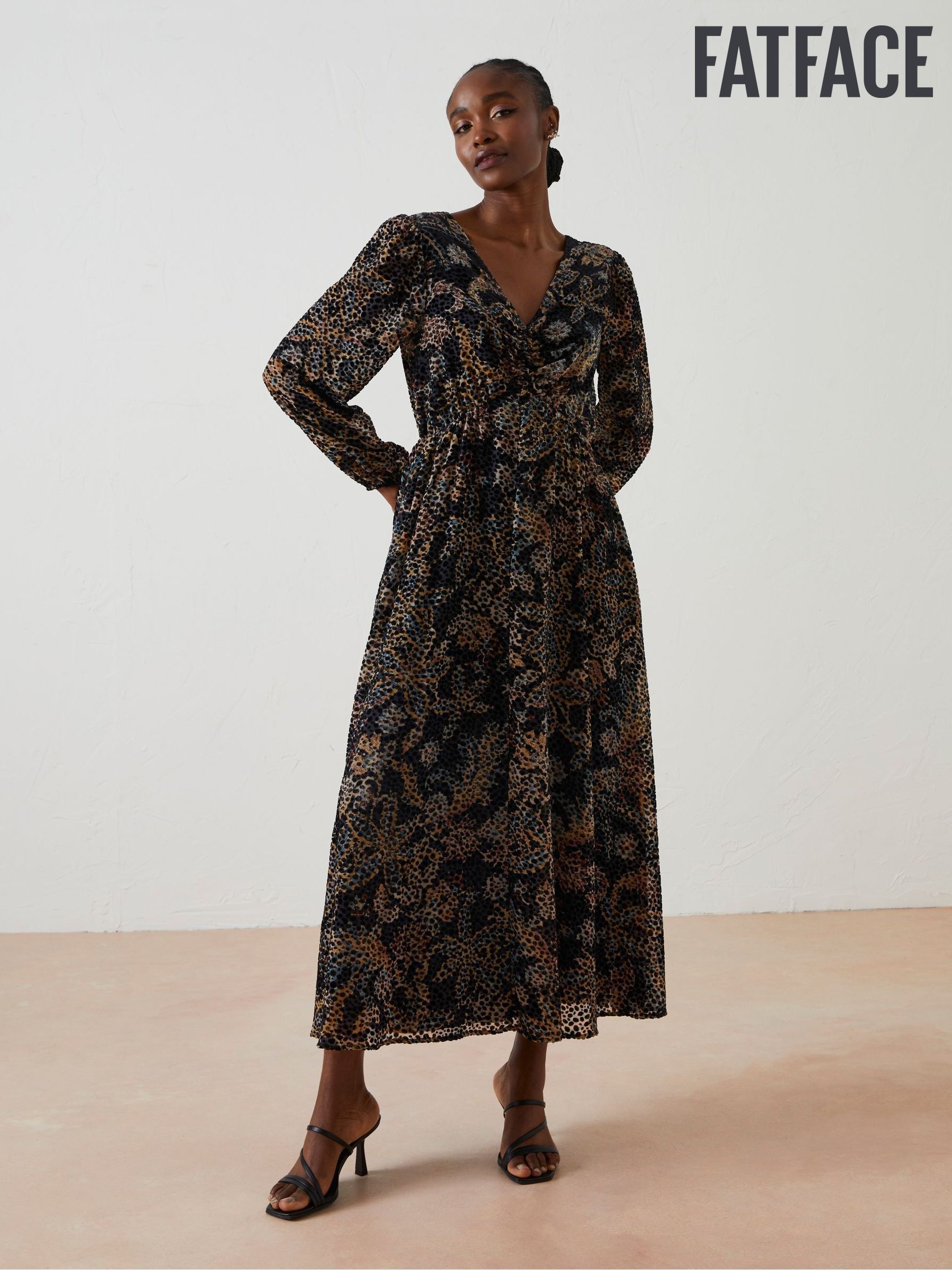 Women s Fat Face Black Maxi Print Dresses Next Luxembourg