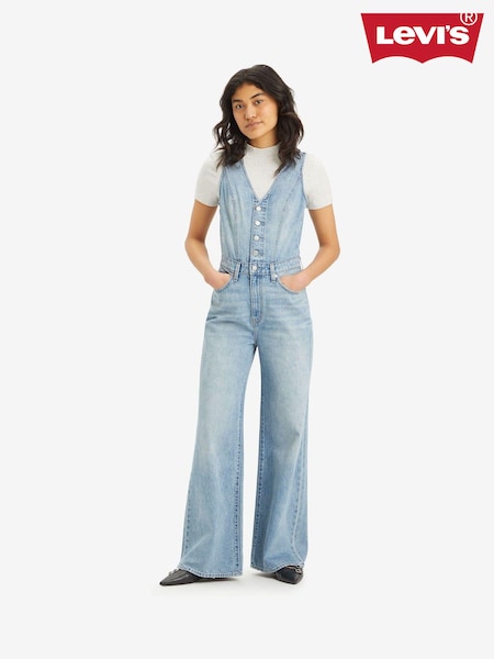 Levi's® Denim Vest Wideleg 100% Cotton Jumpsuit (654129) | 70 €