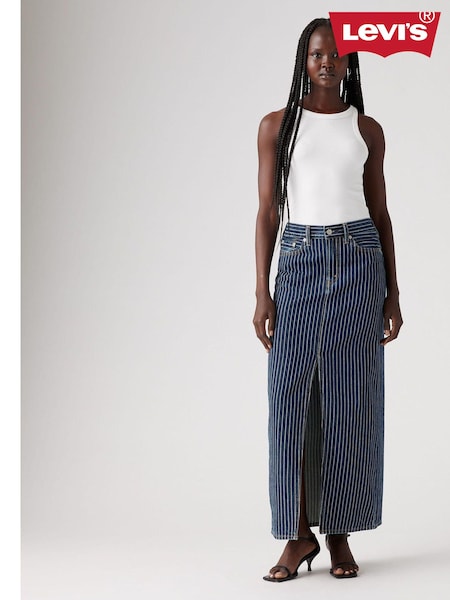 Levi's® Partly Masked Ankle Column 100% Cotton Skirt (654189) | €65