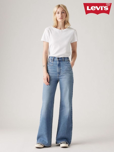 Sininen - Levi's® Ribcage Bell Jeans (654317) | €189