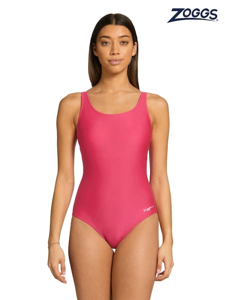 Pink - Zoggs Cottesloe Adjustable Scoopback With Foam Cups