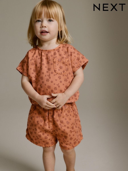 Rust Top And Shorts Set (3mths-7yrs) (655099) | €11 - €13