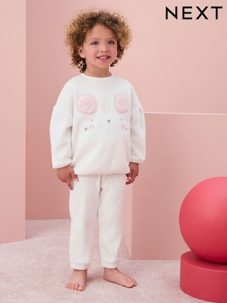 فأر بلون أبيض - Cosy Fleece Pyjamas (9mths-10yrs) (655165) | ‏5 ر.ع.‏ - ‏7 ر.ع.‏