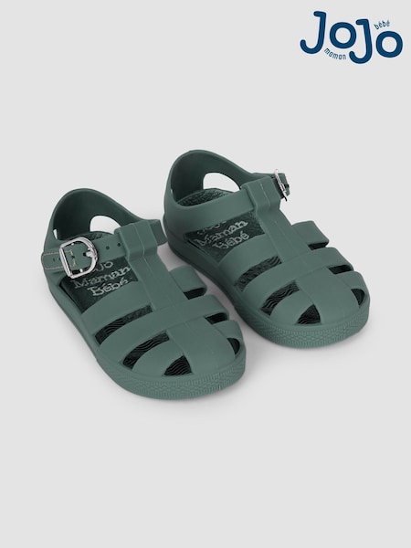 JoJo Maman Bébé Khaki Green Jelly Sandals (655581) | €17