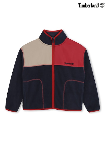 Blue - Timberland Polar Fleece Cardigan
