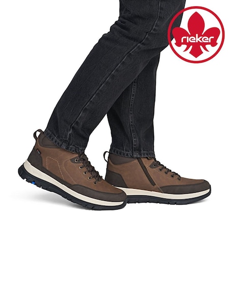 Maro - Regular Rieker Boots Lace-up & Inside Zip