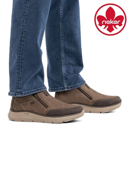 Braun - Regular Rieker Rieker Zipper Shoes