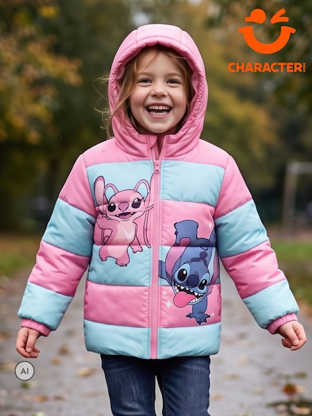 Roz - Character Disney Lilo & Stitch Puffer Stitch And Angel Jacket