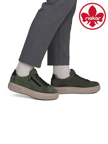 Grün - Rieker Lace-up & Zipper Trainers