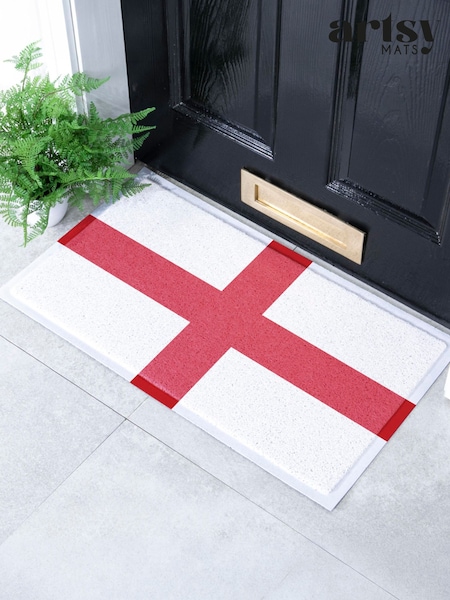 Artsy Mats England Flag Indoor Outdoor Doormat