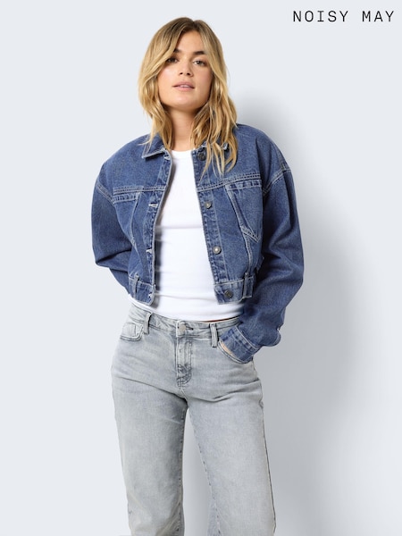 NOISY MAY Relaxed Fit 100% Cotton Denim Jacket (657077) | €26