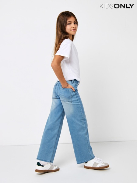 Only Wide Leg Stretch Adjustable Waist Jeans (657144) | ‏111‏₪