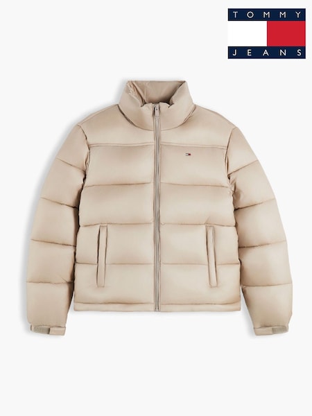 Marrón - Chaqueta acolchada holgada con capucha plegable de Tommy Jeans