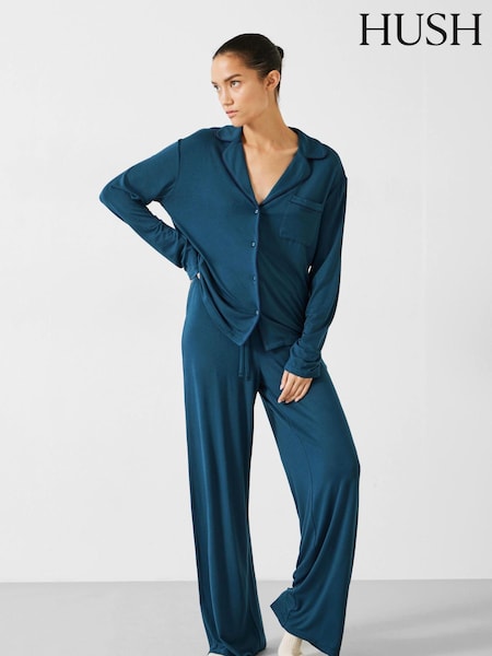 Hush Blue Arion Jersey Pyjamas (657851) | AED460