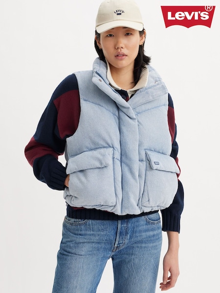 Levi's® Celebrate The Moment Western 100% Cotton Bubble Gilet (658163) | €143
