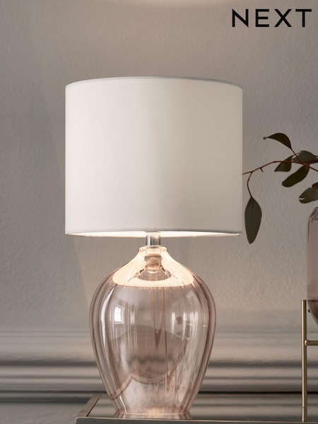 Pink Peony Small Table Lamp (658587) | €46