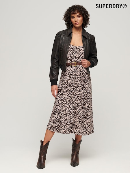 Superdry Print Button Cami Midi Dress (658946) | 180 LEI