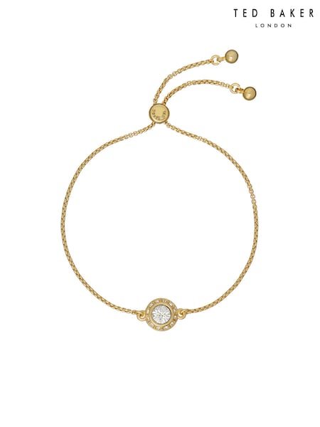Ted Baker Gold Tone SOLETA: Solitaire Sparkle Crystal Adjustable Bracelet (659174) | €46